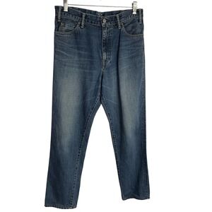 45R 45RPM Crosby Selvedge Jeans Size 32x27 Blue Japanese Indigo Slightly Tapered